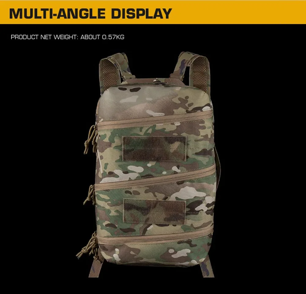 Mochila impermeable para exterior con acabado robusto