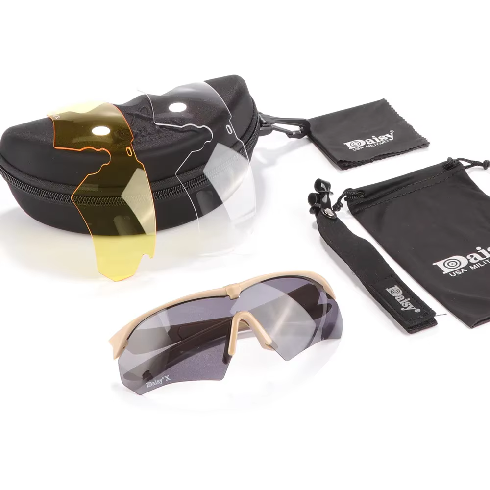 Gafas tácticas protección UV lentes intercambiables Airsoft caza senderismo - imagen 5