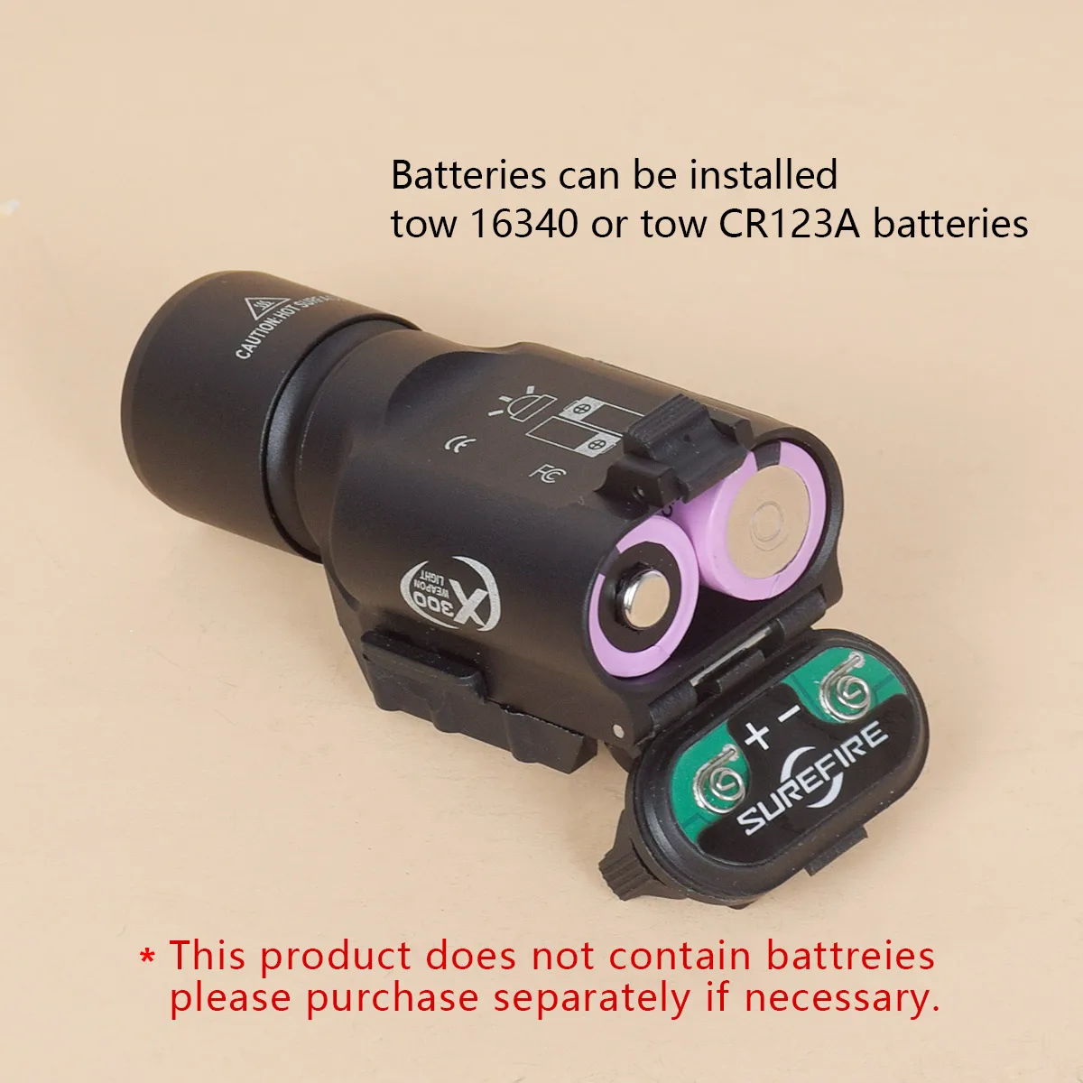 SureFire linterna táctica LED para rail Picatinny, pistola Glock - imagen 5