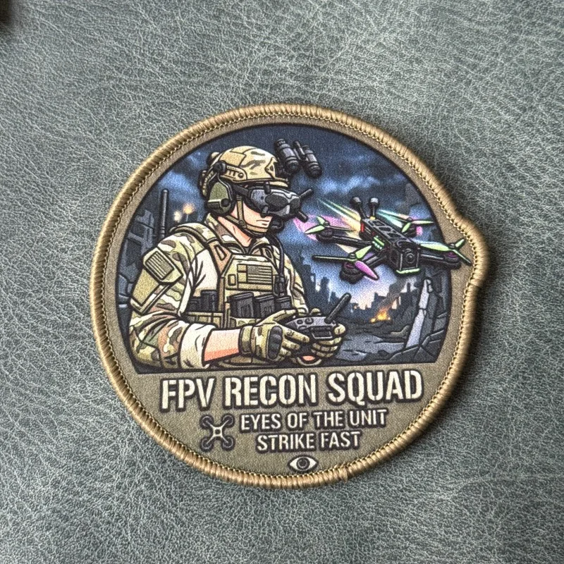 FPV Recon Squad Parche táctico velcro gancho y bucle para mochila - imagen 3