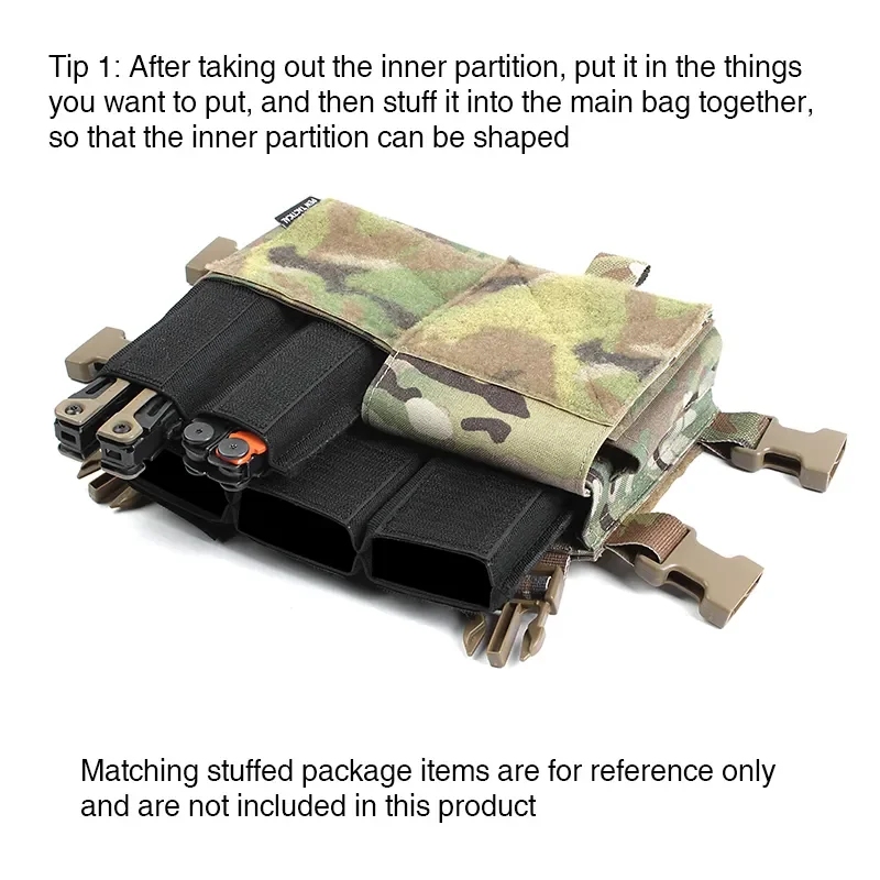 PEW Panel frontal táctico para portador de placa MK3/MK4 – Bolsa MOLLE - imagen 2