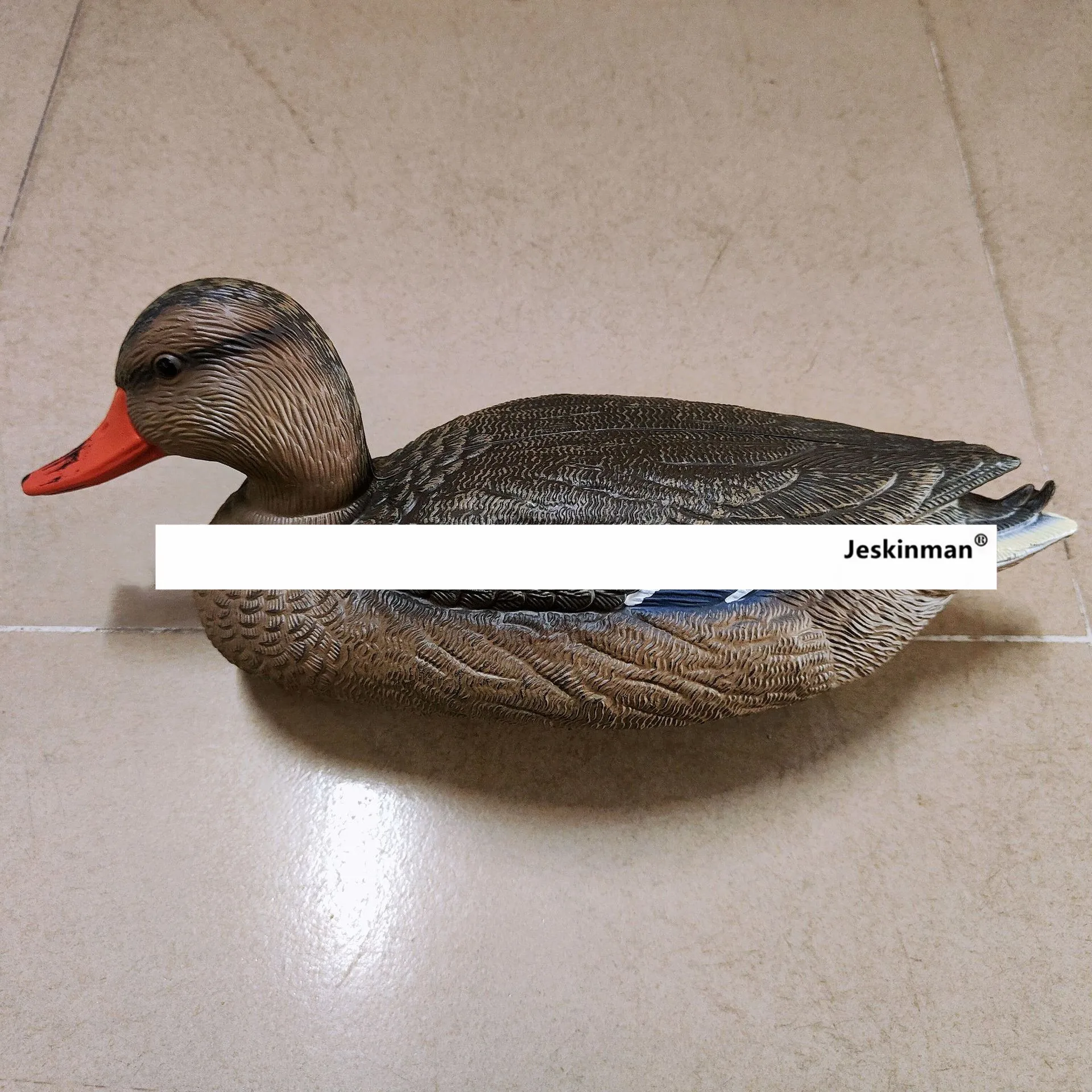 Señuelo pato salvaje verde flotante – cebo caza portátil - imagen 2