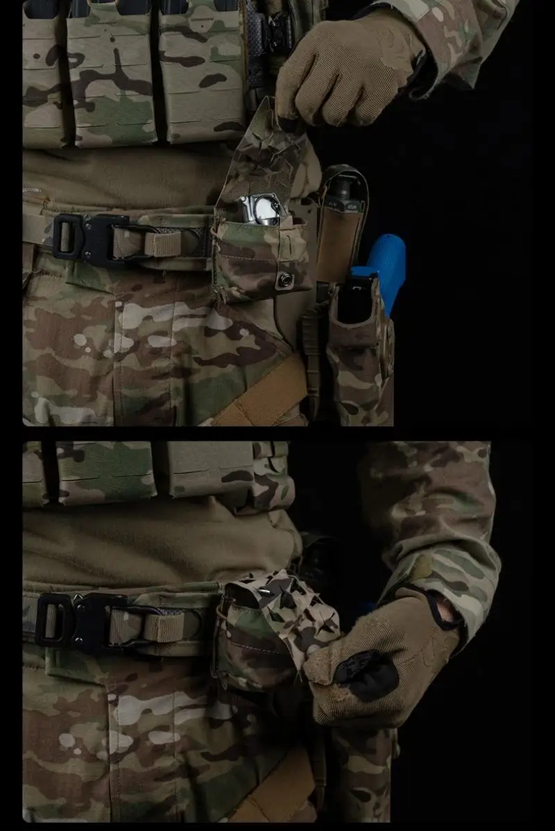 Comparativa de perfil bajo junto a bolsa de cargador
