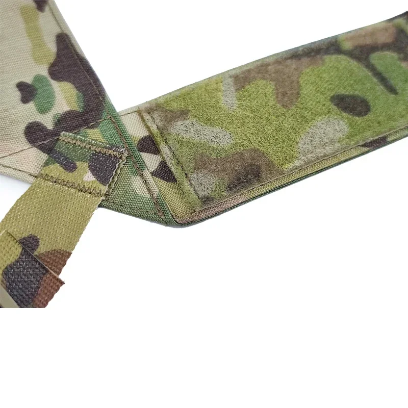 Chaleco táctico airsoft Multicam con arnés y colgador de pecho - imagen 2