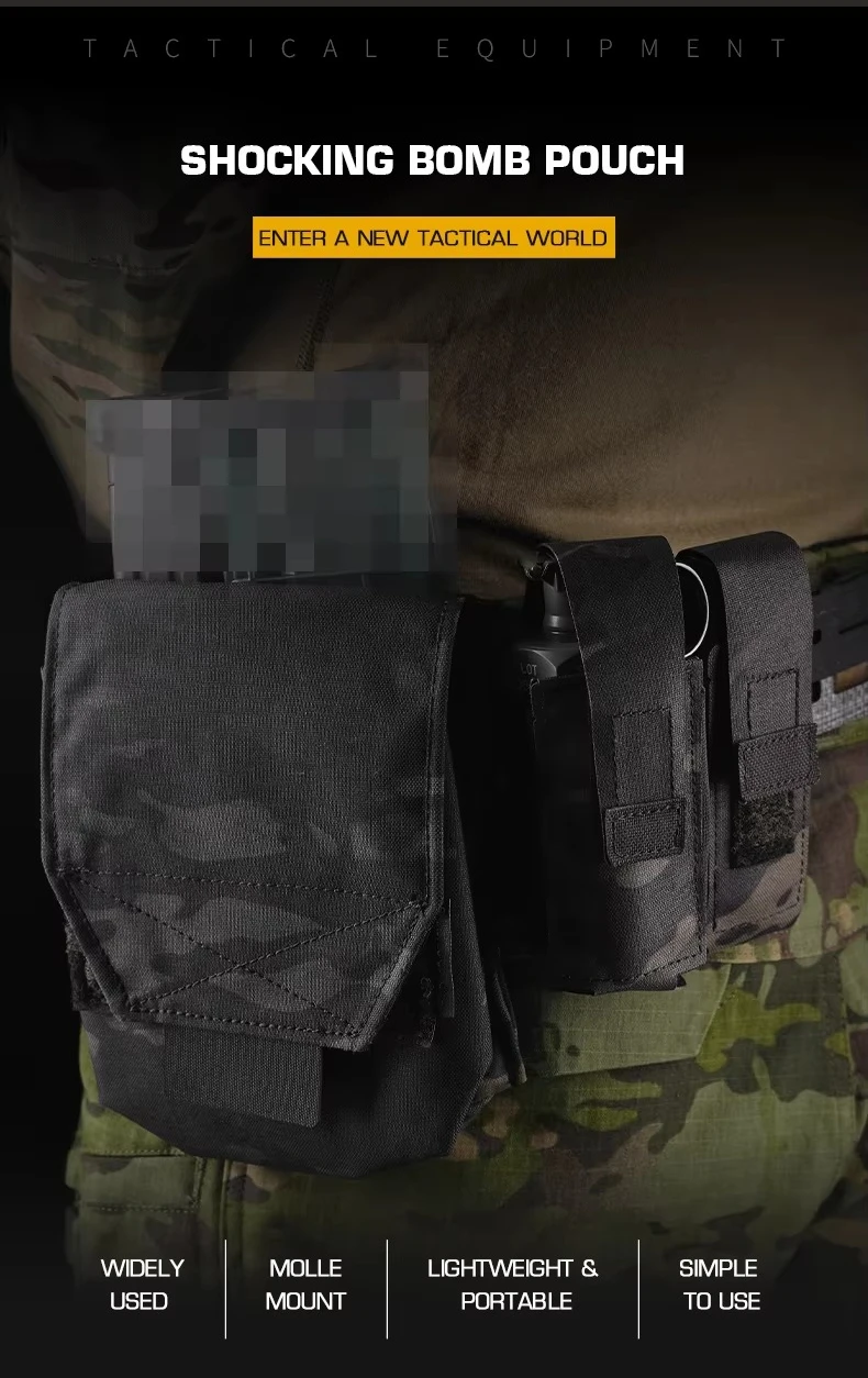 Bolsa táctica con sistema MOLLE