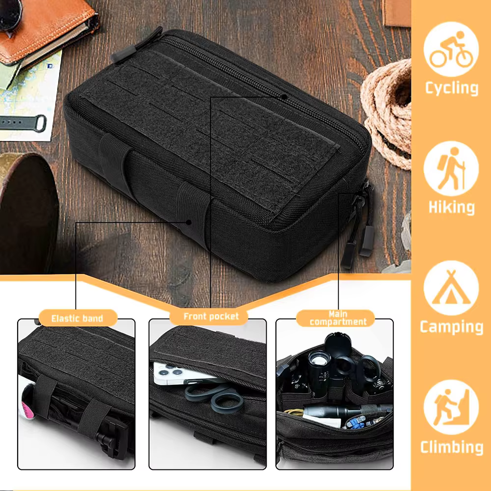 Bolsa táctica MOLLE admin multiusos para pecho cintura y EDC - imagen 5