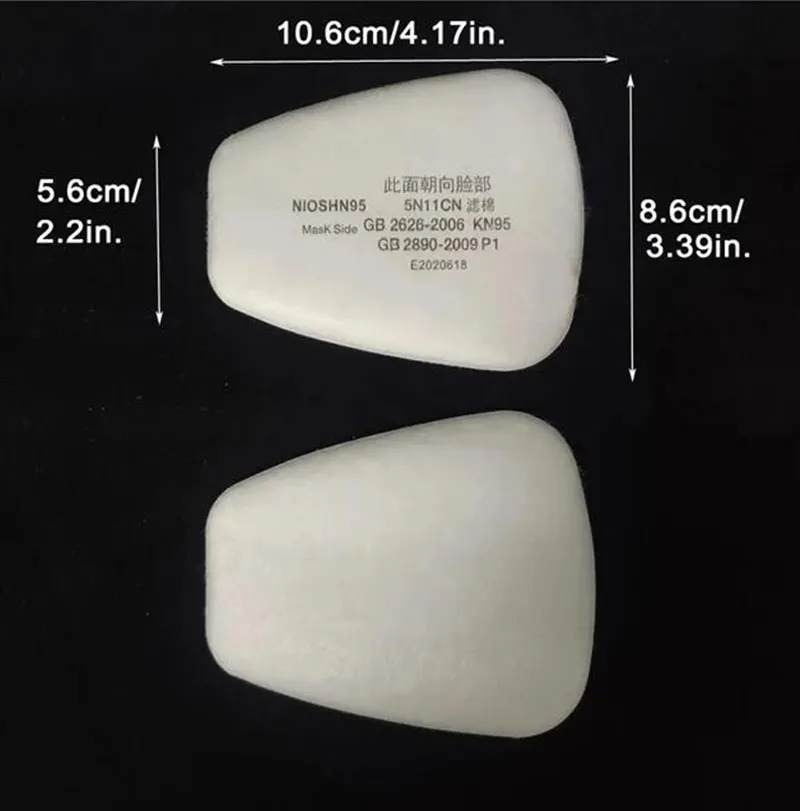 Filtro de polvo para respirador - accesorio de máscara de gas - imagen 3