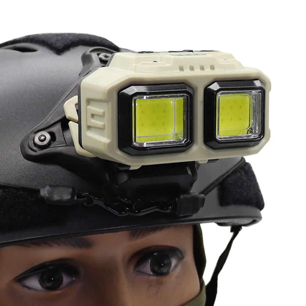 Casco táctico FAST MICH con luz LED roja y USB – Outdoor y caza - imagen 4