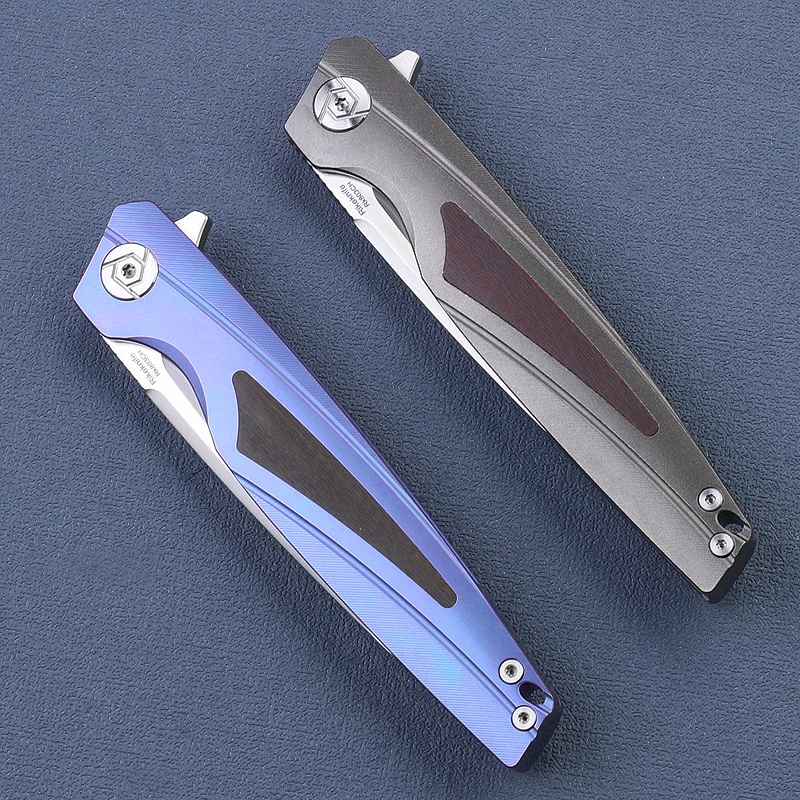 RIKE Navaja táctica plegable M390 acero militar EDC para bolsillo - imagen 3
