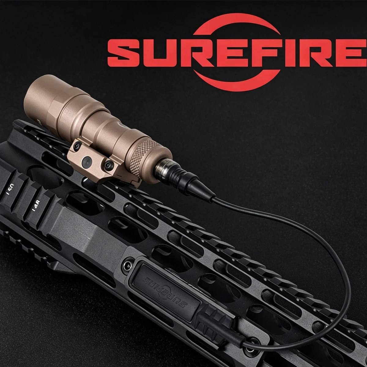 Linterna táctica Surefire LED con montaje Mlok y Picatinny - imagen 3