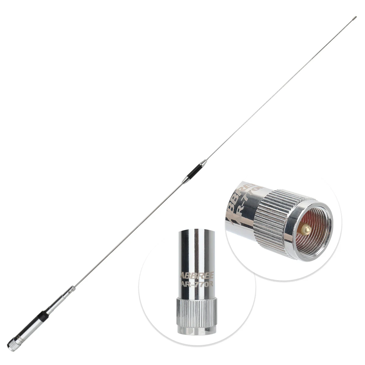 ABBREE AR-770R antena doble banda 144/430MHz para radioaficionado - imagen 4