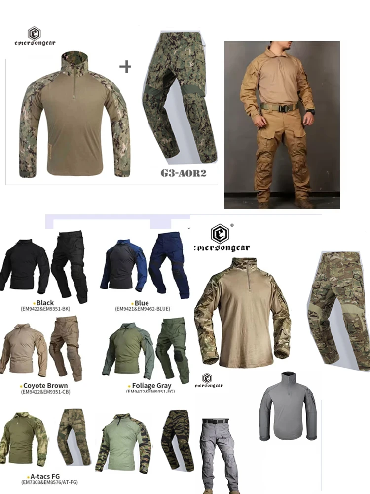 Uniforme táctico EMERSONGEAR E3 Multicam BDU camisa y pantalón - imagen 3