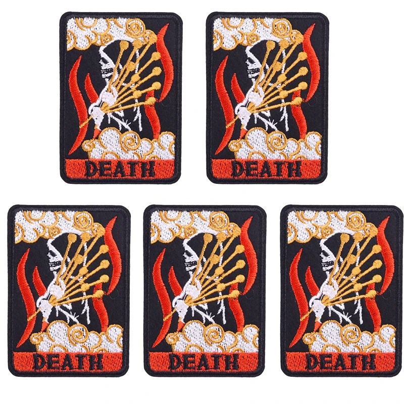 Parche bordado tarot planchar – Baraja esotérica ropa y mochila
