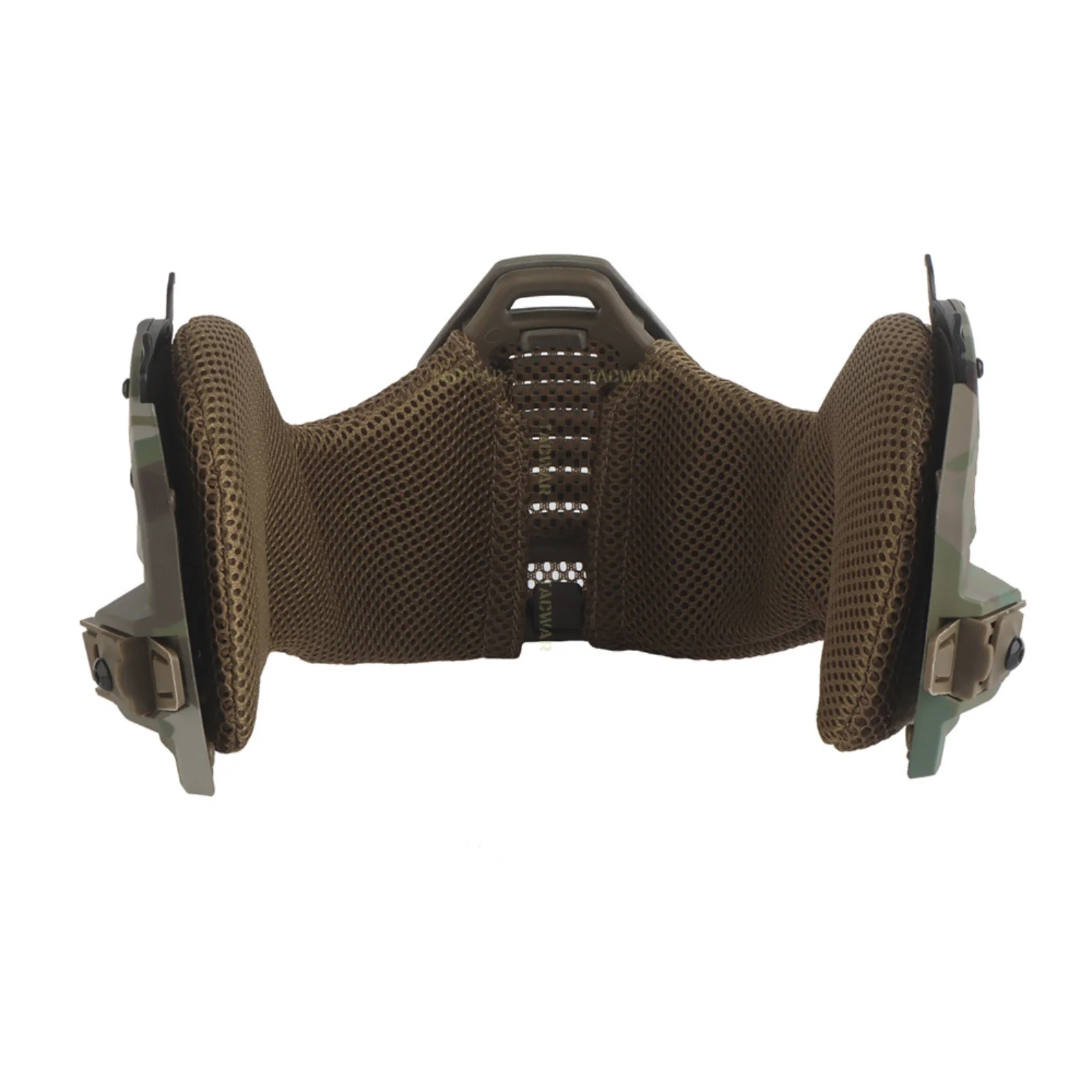 Mandible casco táctico airsoft de malla protección media cara - imagen 2