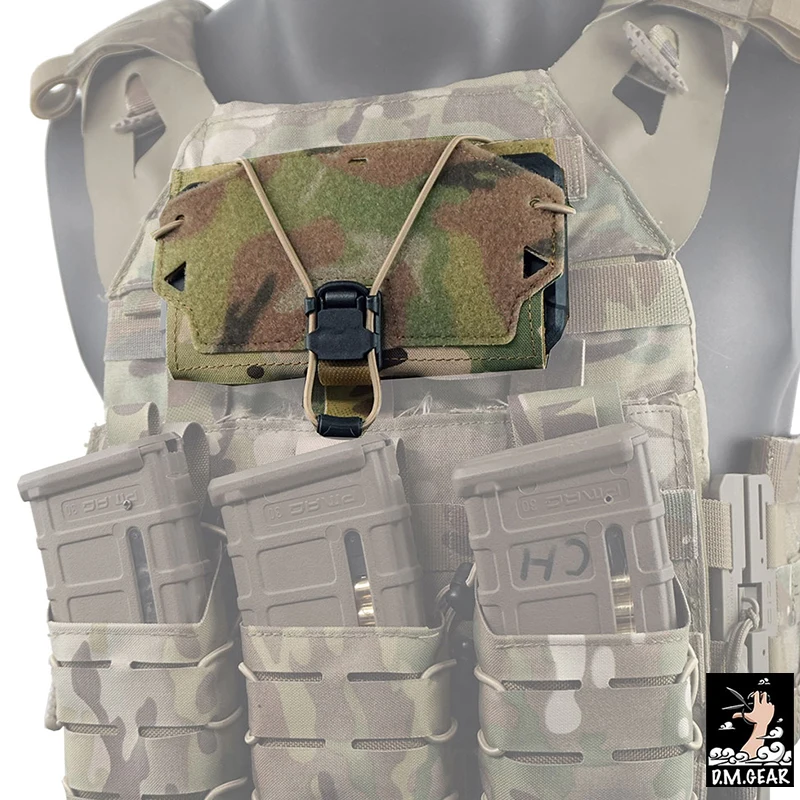 DMGEAR Funda táctica para móvil MOLLE con placa magnética - imagen 4