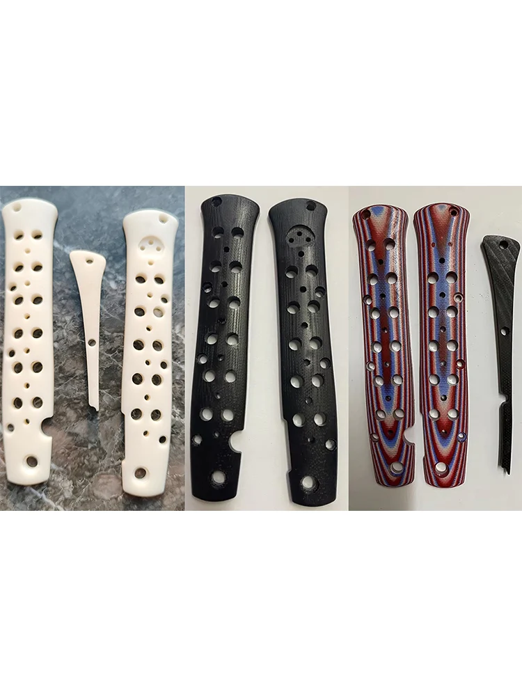 Parches de empuñadura de cuchillo G10 de 3 colores
