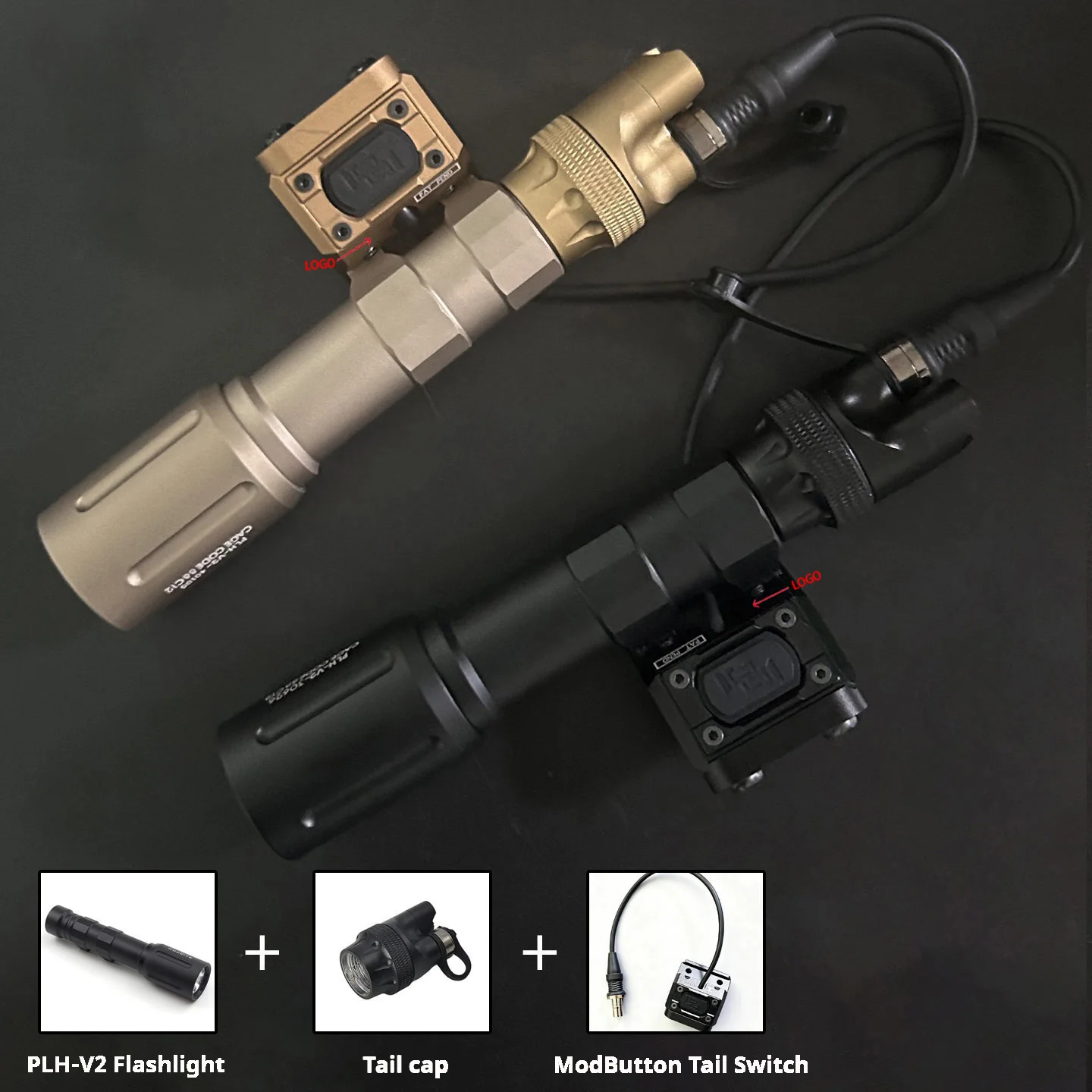 Linterna táctica MOD PLH de alta luminosidad con interruptor remoto - imagen 5