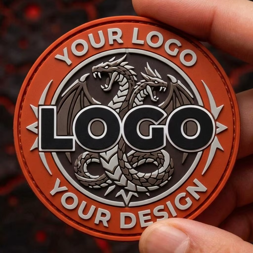Parche táctico de silicona con logotipo OEM desmontable gancho y bucle - imagen 5