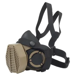 Respirador táctico de media máscara para paintball, tiro y airsoft