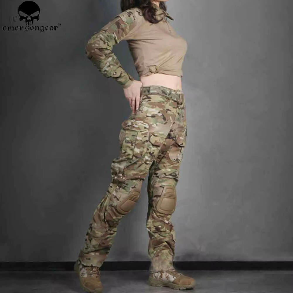 Emerson G3 uniforme táctico mujer camuflaje Multi pantalón - imagen 3