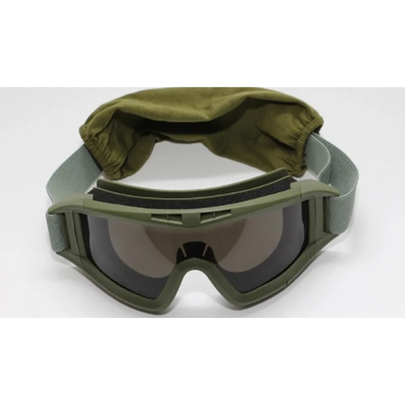 Casco táctico 6B47 ruso verde con gafas y lentes intercambiables - imagen 2
