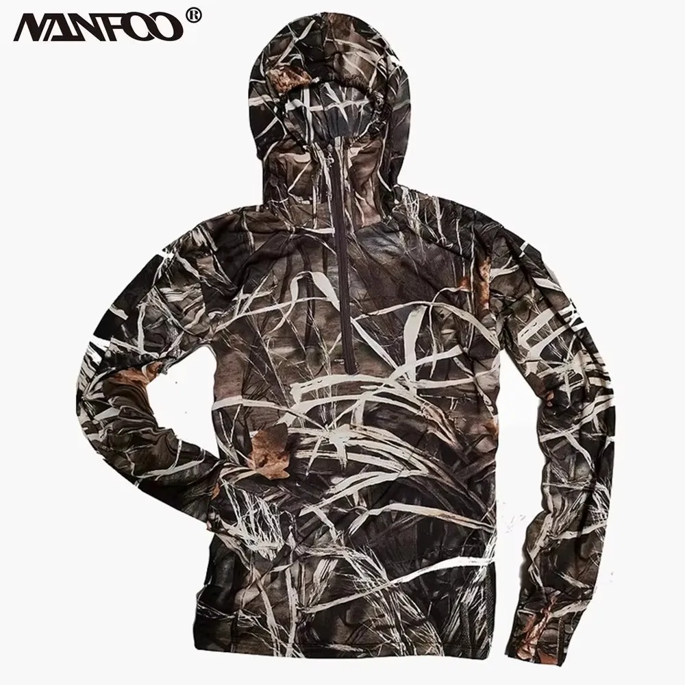 Sudadera táctica protección solar UPF50+ – Ripstop ligera camouflage