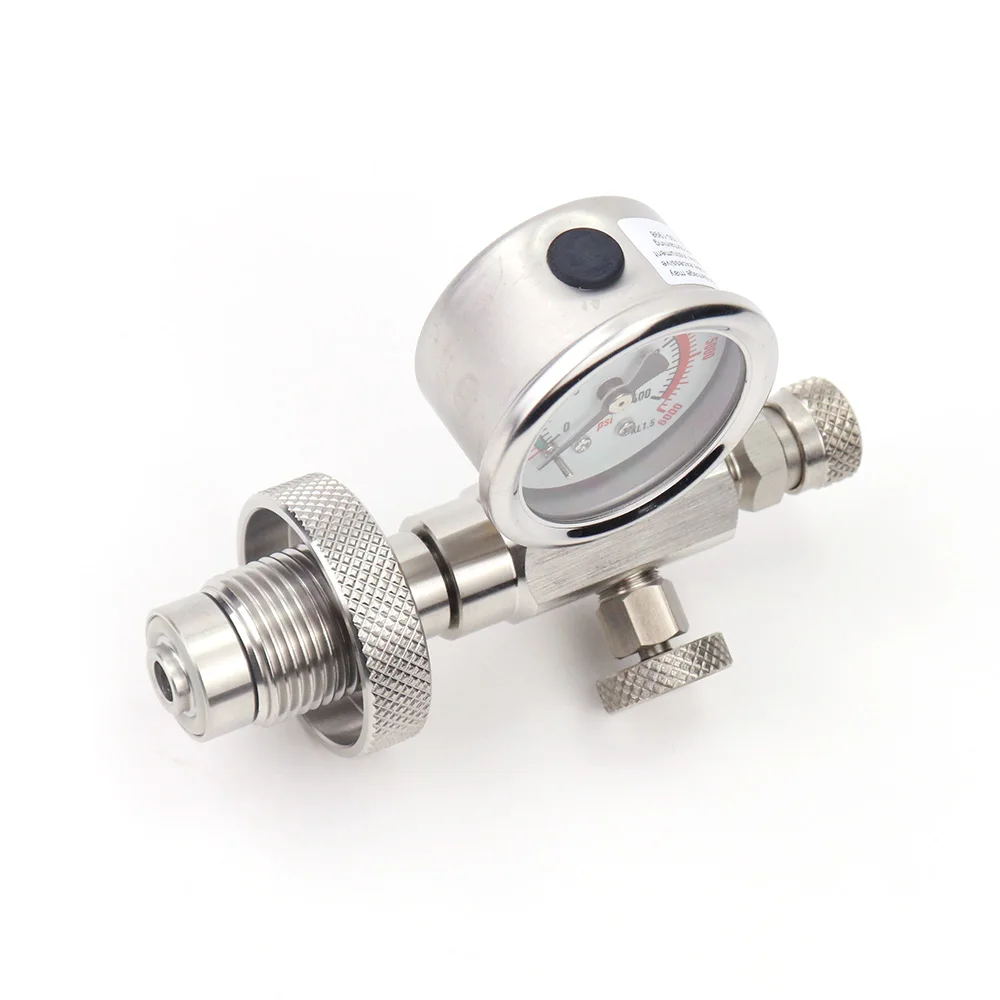 Adaptador carga buceo conexión DIN300 rosca 5/8 BSP