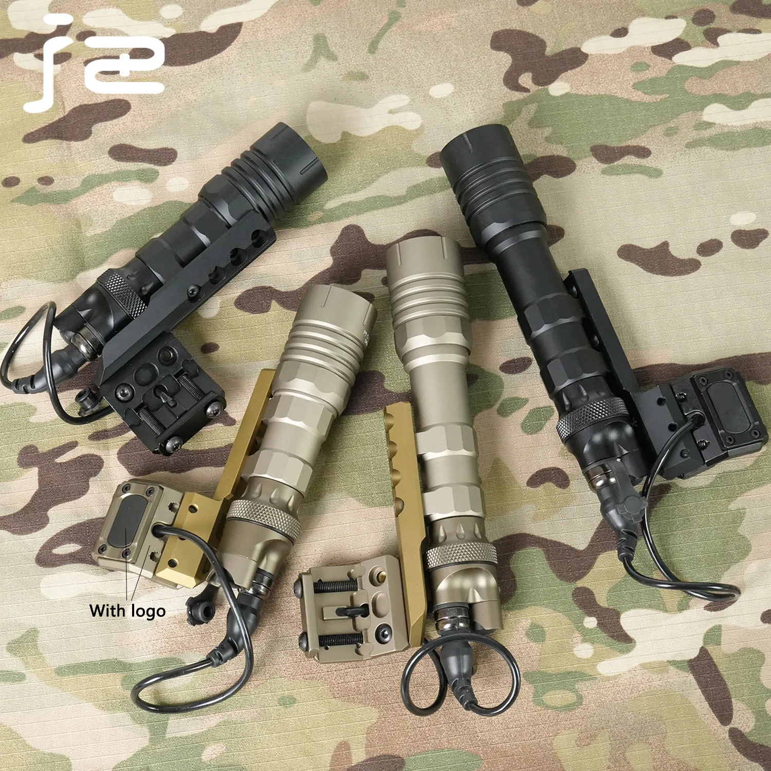 Linterna táctica O/K con montura para riel Picatinny y M-LOK - imagen 5