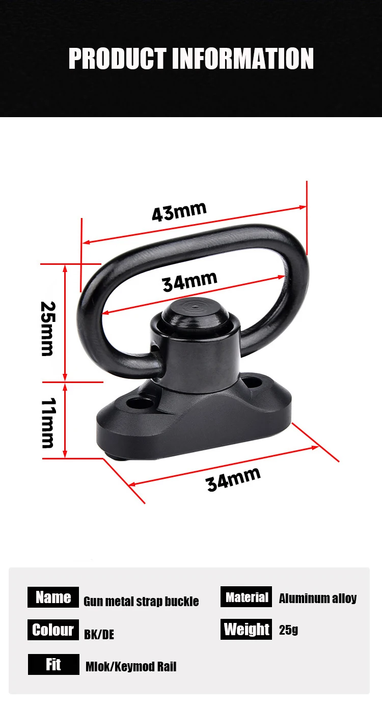 Detalle del formato del adaptador para anclaje QD