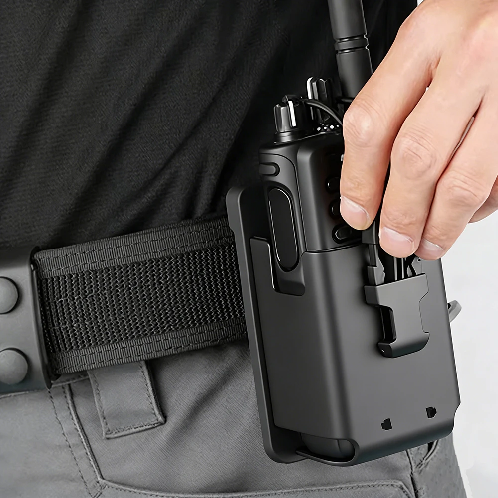 Funda para walkie-talkie TPU MOLLE giratoria 360° con clip - imagen 5
