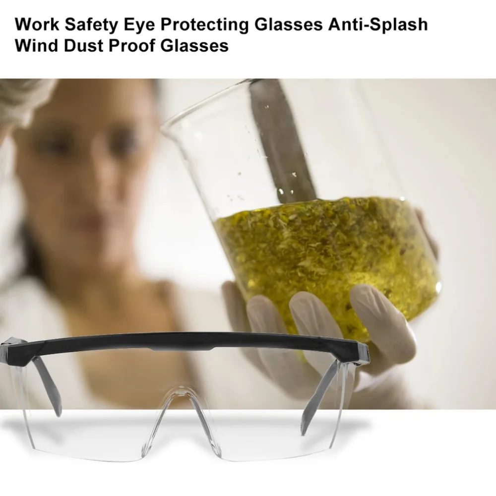 Gafas con lentes protectoras y diseño envolvente