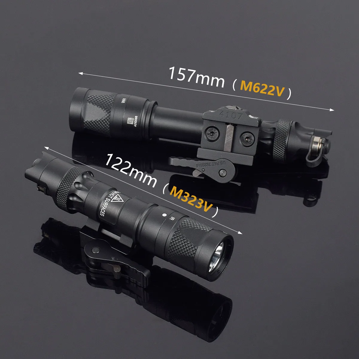 Linterna táctica IR Surefire Scout con montura QD para airsoft y caza - imagen 5