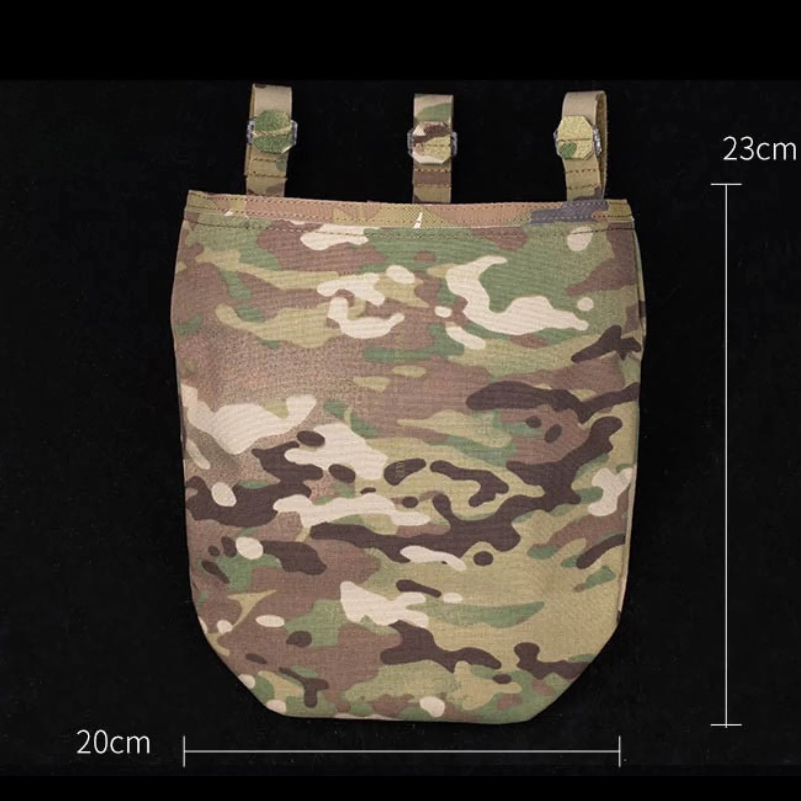 Bolsa táctica enrollable para cargadores Airsoft con correas - imagen 5