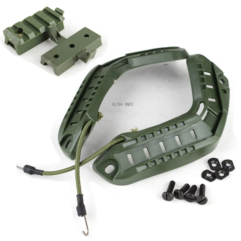 Kit rieles tácticos laterales compatibles casco MICH Fast