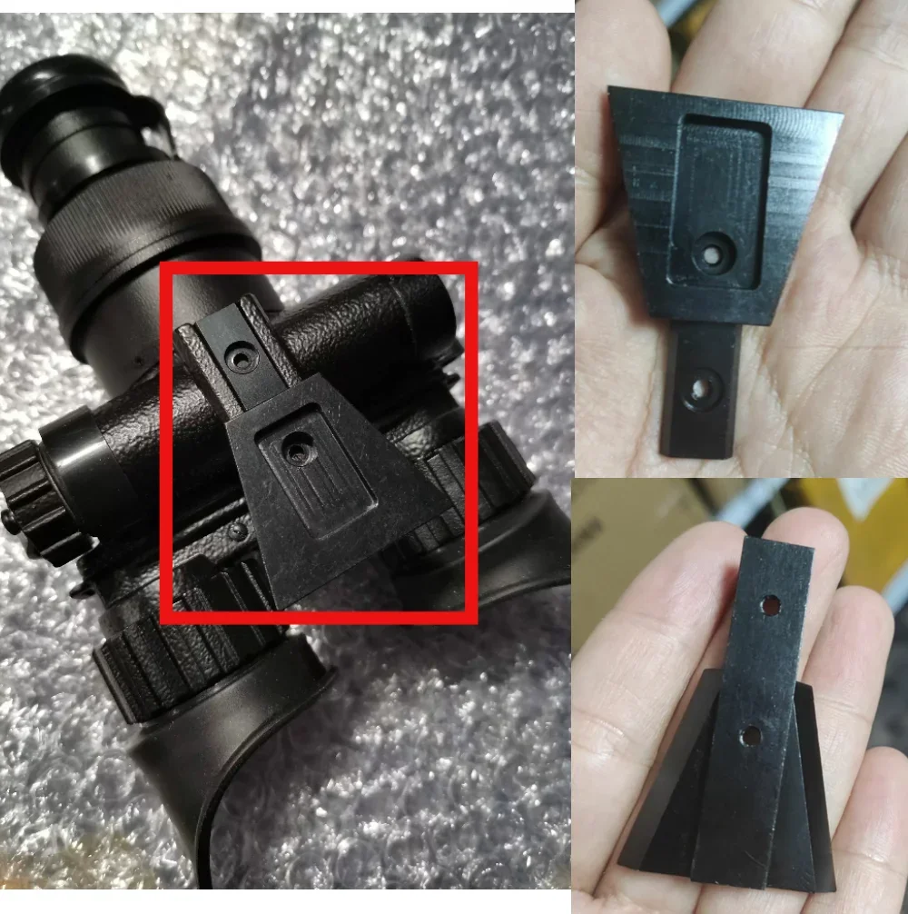 Adaptador casco táctico para NVG con soporte telescópico basculante - imagen 2