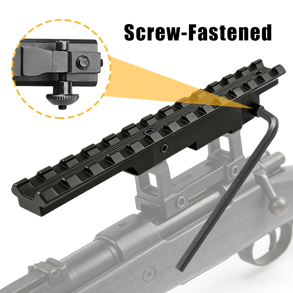 Montura Táctica Riel Picatinny para Mira Telescópica Rifle K98 - imagen 5