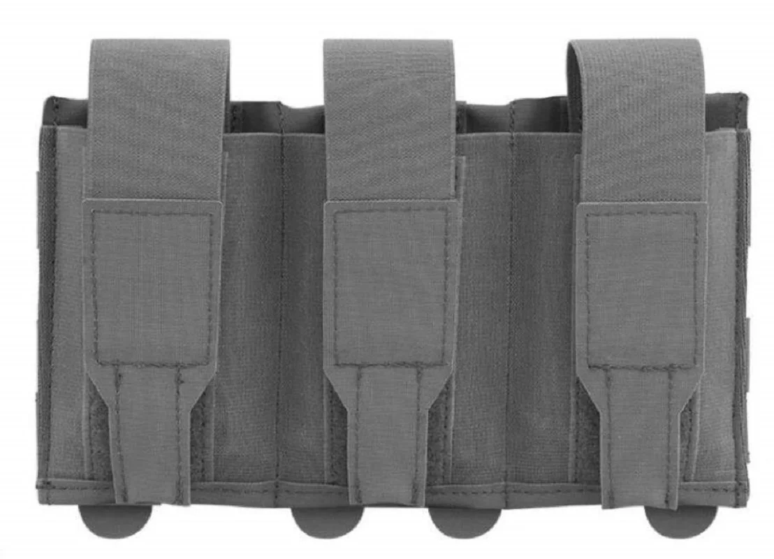 Portacargadores triple 5.56 MOLLE para chalecos JPC SPC AVS - imagen 2