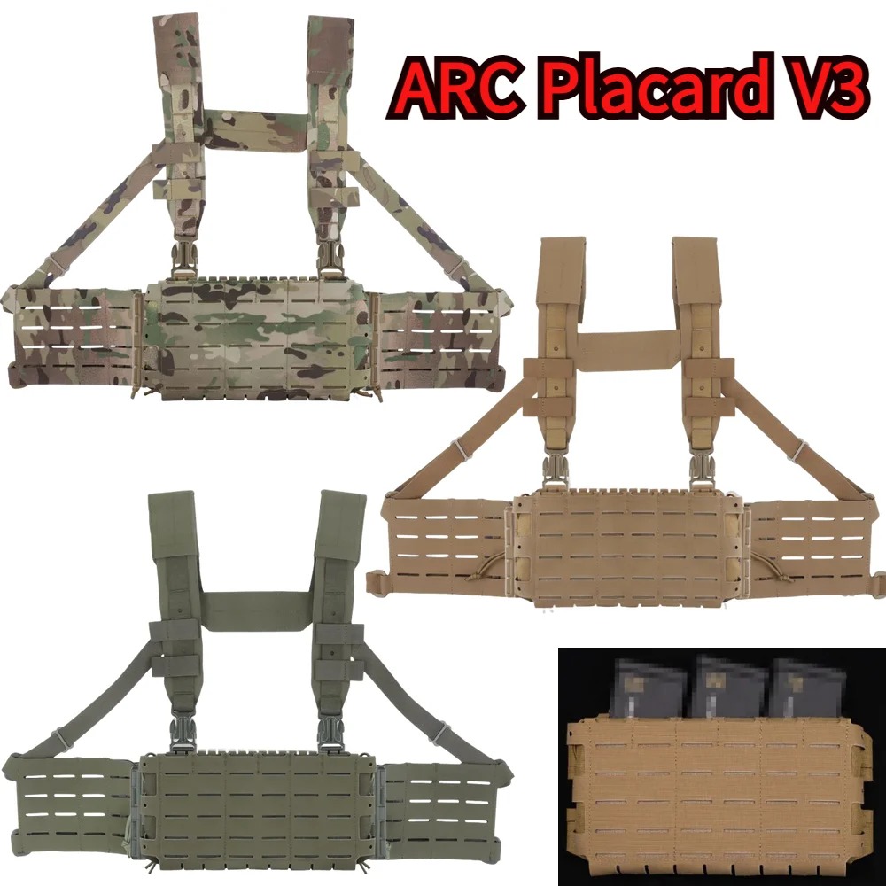 Chaleco táctico MOLLE para cargadores Airsoft con panel bilateral - imagen 4