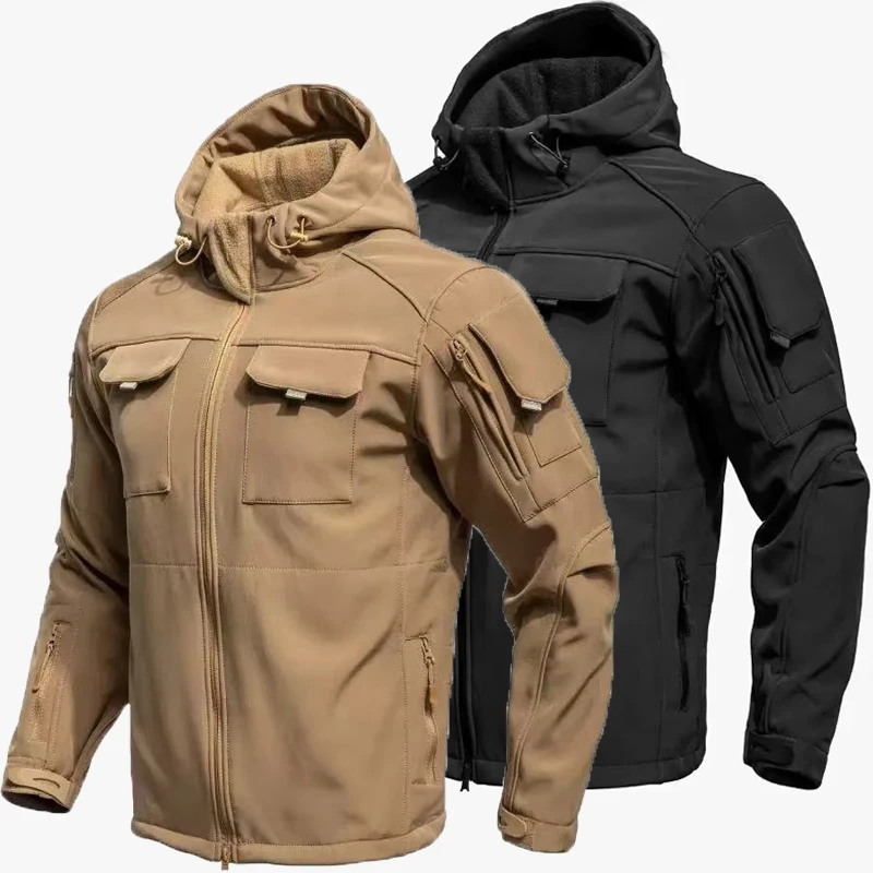 Abrigo militar invierno táctico hombre forro polar MOLLE - imagen 5
