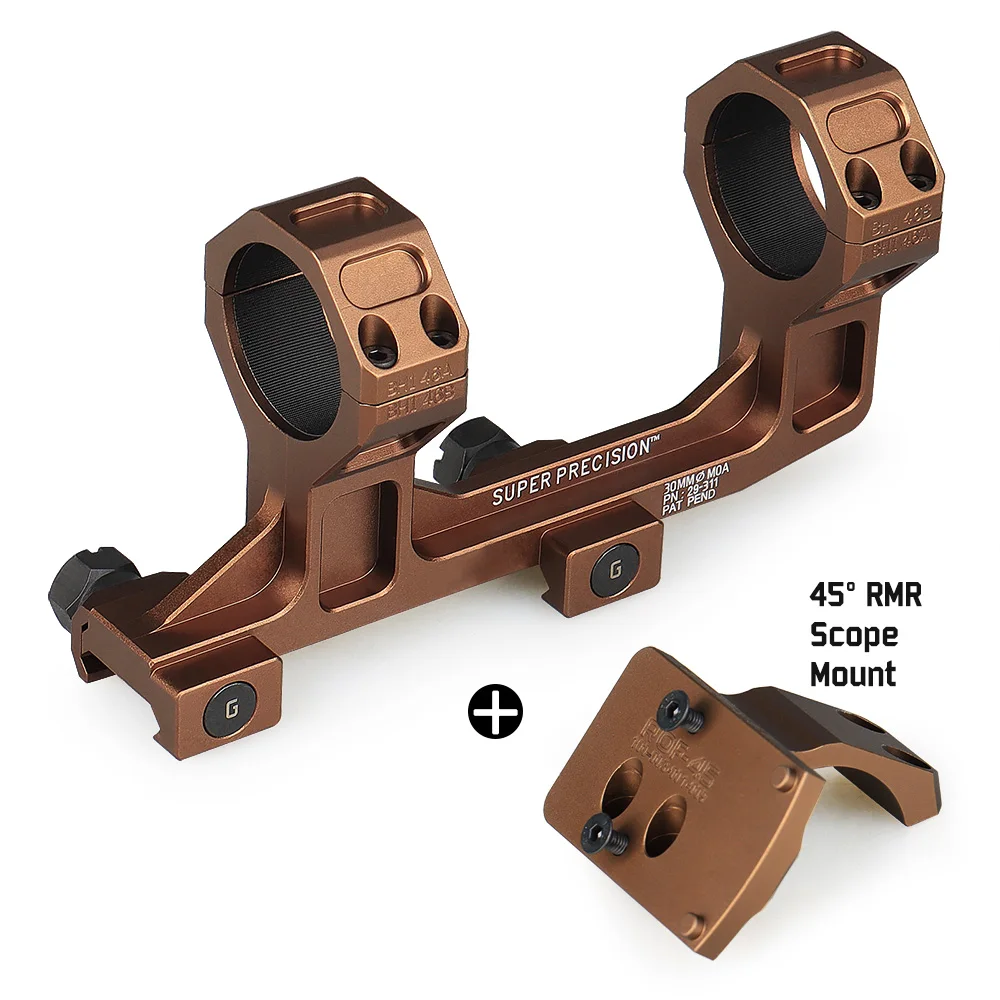 Canis Latrans Montura de visor óptico para rifle táctico QD aluminio - imagen 2