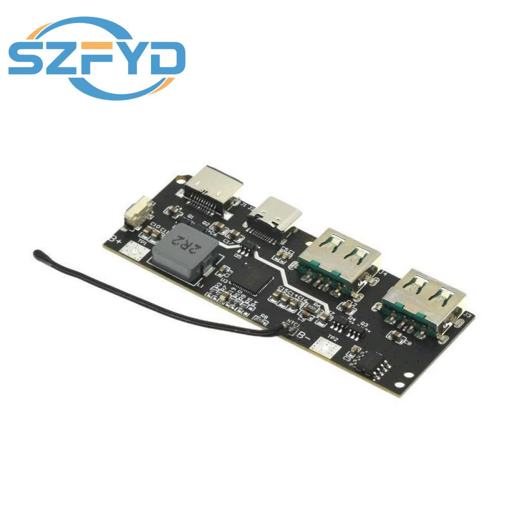 Batería externa táctica 22.5W 5 puertos carga rápida QC4+PD3.0