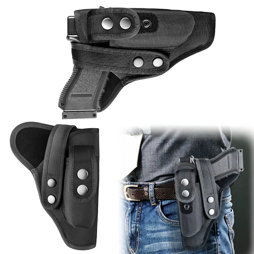 Funda táctica pistola OWB universal con bolsa cargador ripstop - imagen 2