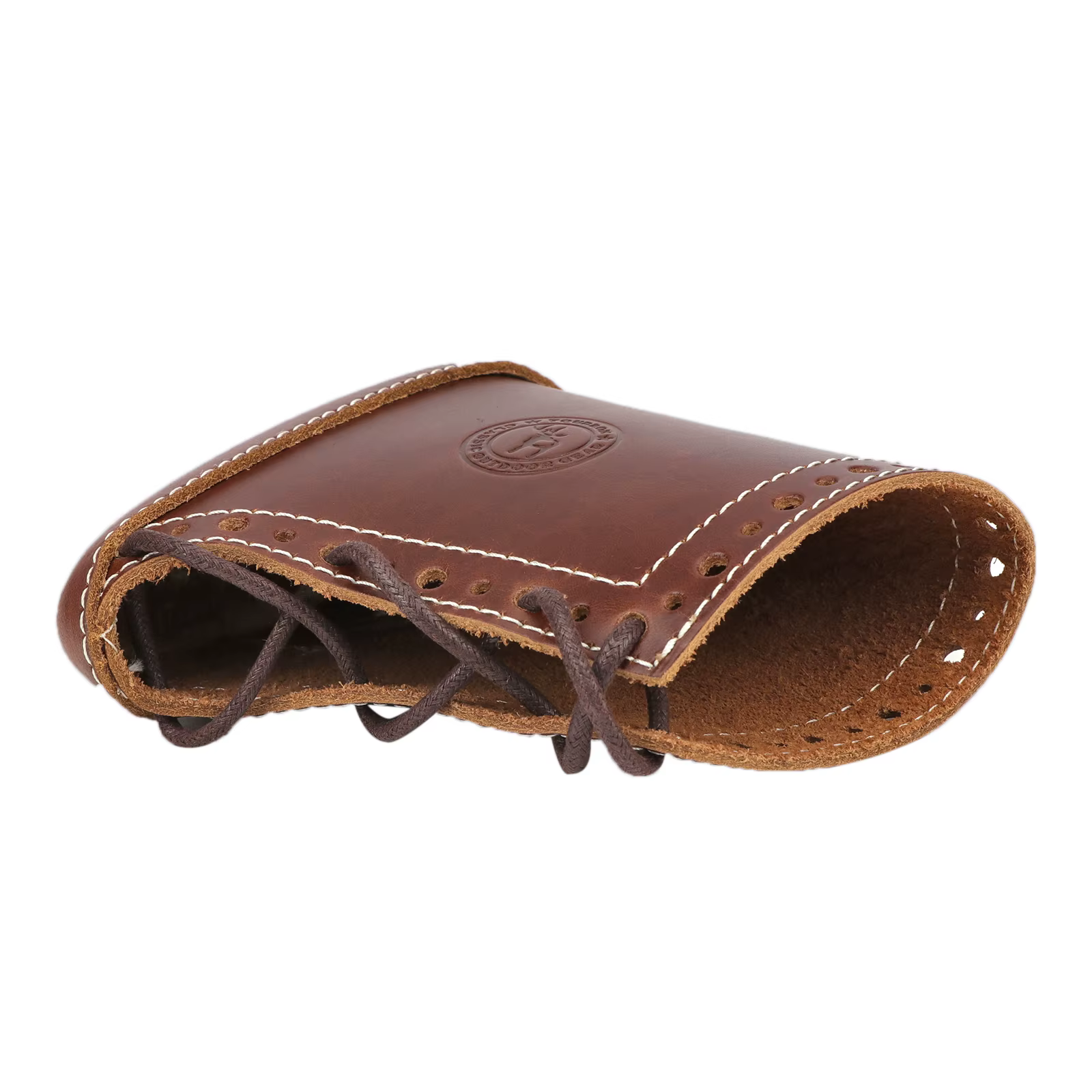Tourbon protector de culata de rifle en cuero marrón - imagen 5