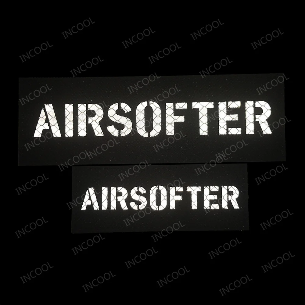 Parche reflectante IR bordado para equipamiento airsoft