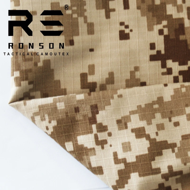 Tela táctica camuflaje desierto digital tejido para uniforme - imagen 2