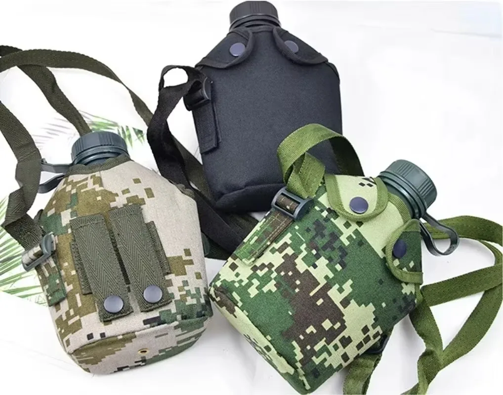 TMC Cantimplora botellín agua para outdoor con bolsa y camping - imagen 4