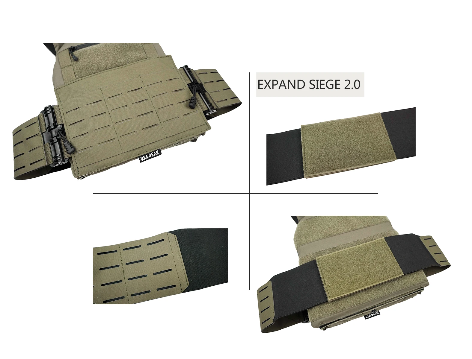 Chaleco en uso durante actividad outdoor