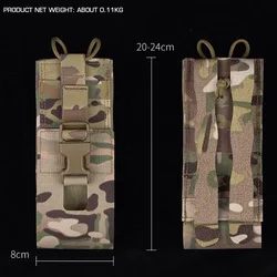 Bolsa porta radio MOLLE liberación rápida walkie-talkie táctico airsoft