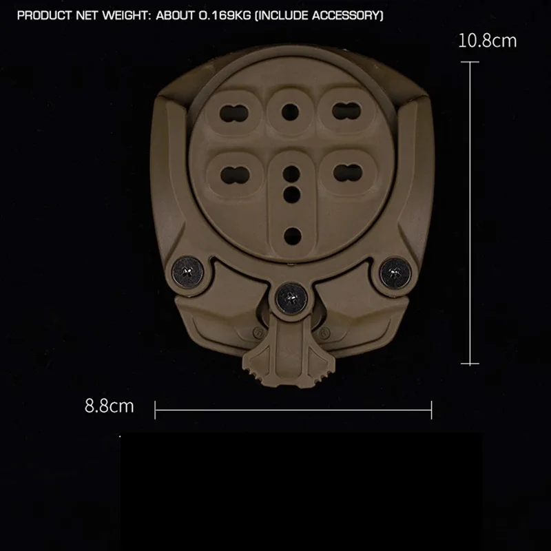 Funda táctica de cuero para caza con protección 360° y rotación - imagen 5