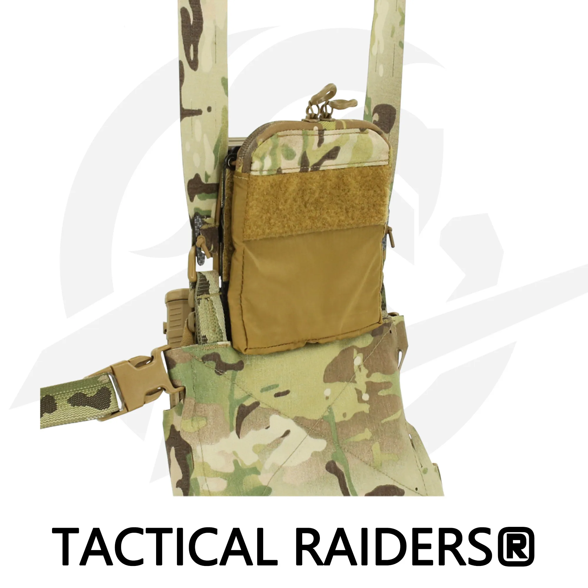 T-Plate panel táctico frontal de navegación para chaleco MOLLE - imagen 2
